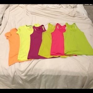 Lot of Nike & 1 Under armour workout shirt & tanks